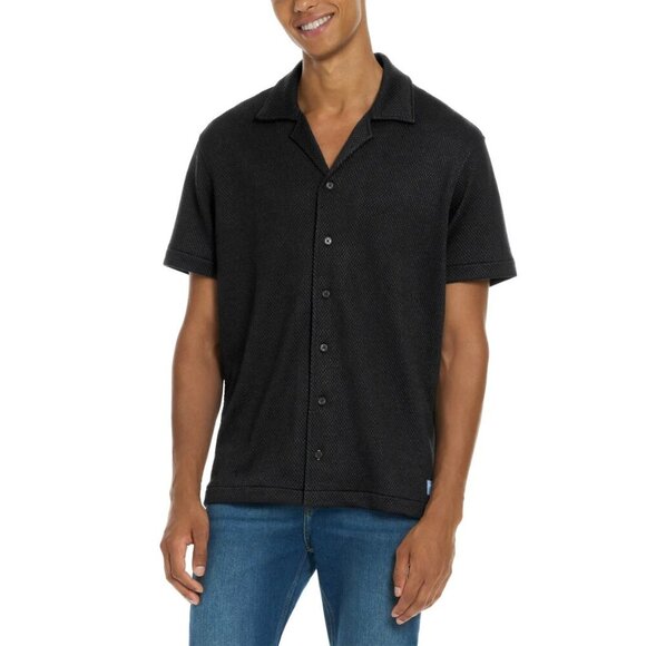 Scotch & Soda Men's Jersey Short Sleeve Shirt, Black, Size S - Picture 1 of 5